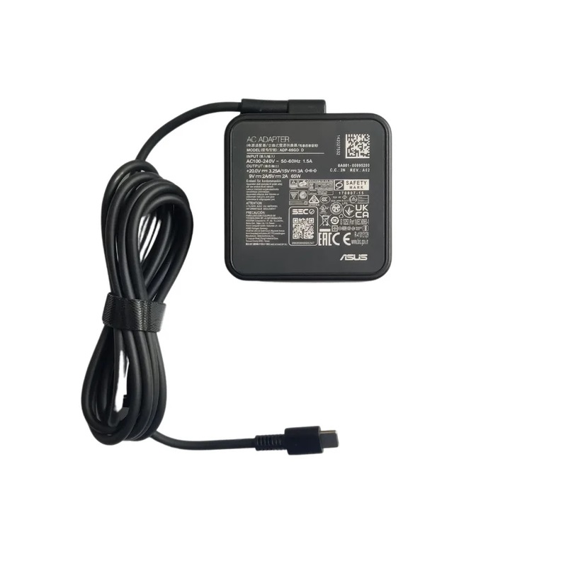 asus_65w_type_c_laptop_charger ASUS 65W Type-C ac65-00 65w usb type-c adapter - Image 1