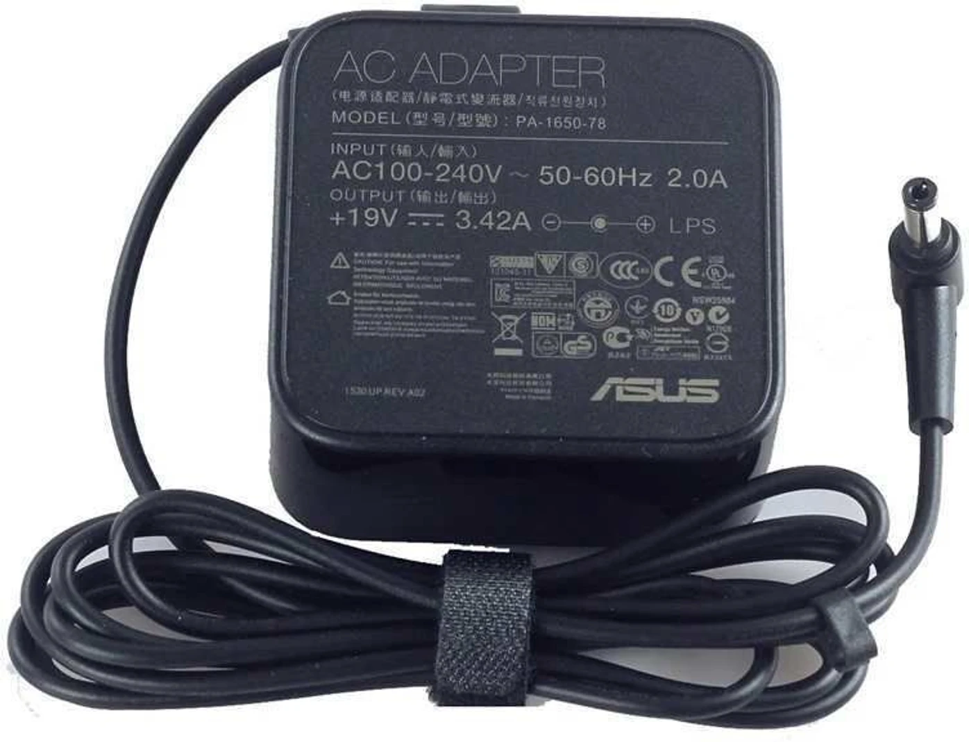 laptop-adapter-for-19v-3-42a-65w-with-5-5mmx2-5mm-pin-include-original2 Original Asus 65W 5.5 * 2.5mm AC Adapter for ASUS 19.V 3.42A 65W - Image 1
