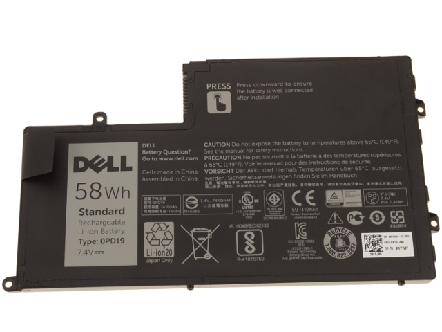 0PD19a1-1.jpg Dell Latitude 3450 3550 OPD19 58wh 7.4v 4 Cell Laptop Battery - Image 1