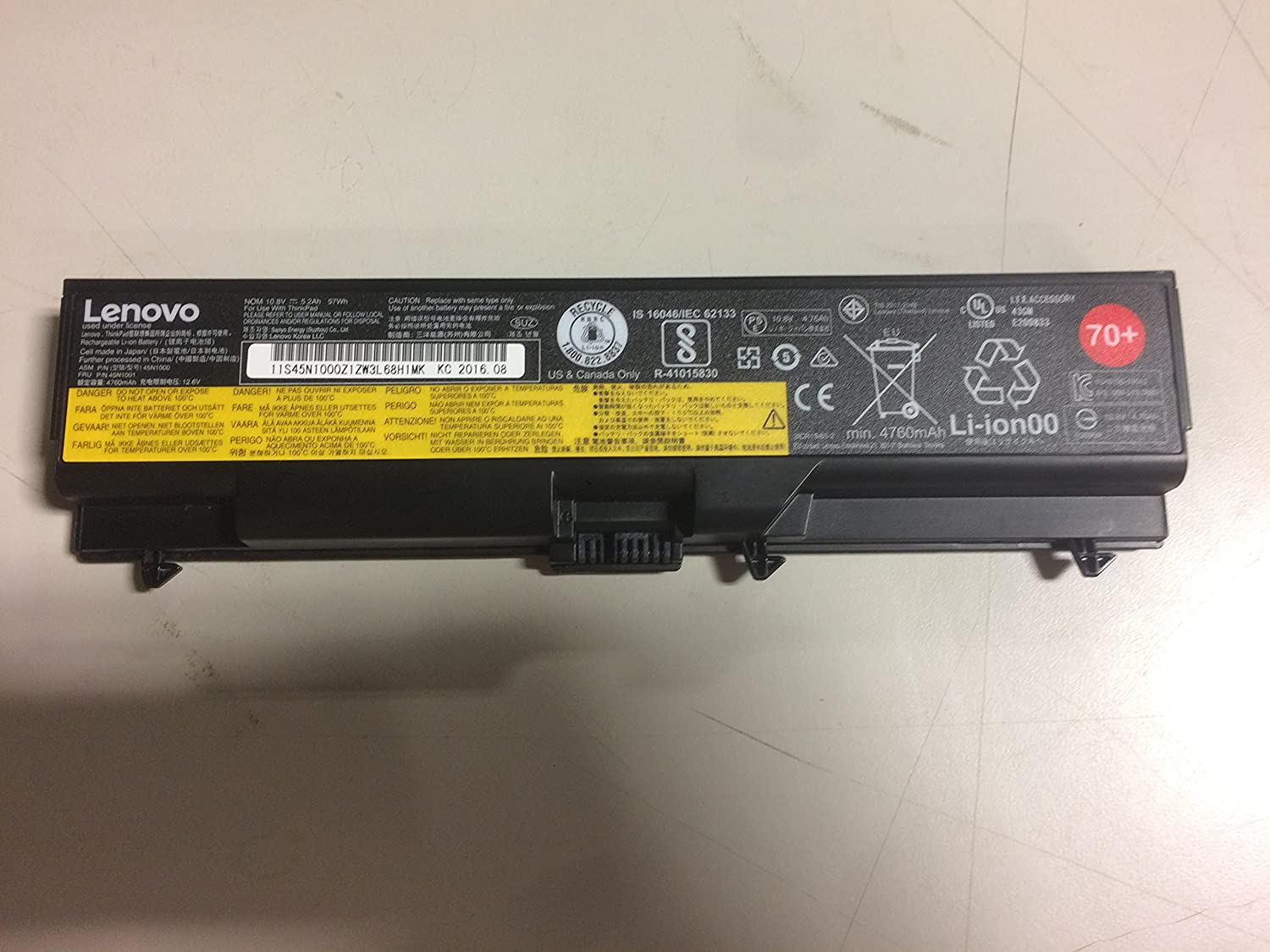 27.1-1.jpg Lenovo 6 cell Battery 70+ Factory Sealed Originals (0A36302) For Models L412 - Image 1