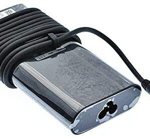 Dell 5GT3K 90W 19.5V 7.4mm Slim AC Laptop Adapter Charger with Power Cord (Black)