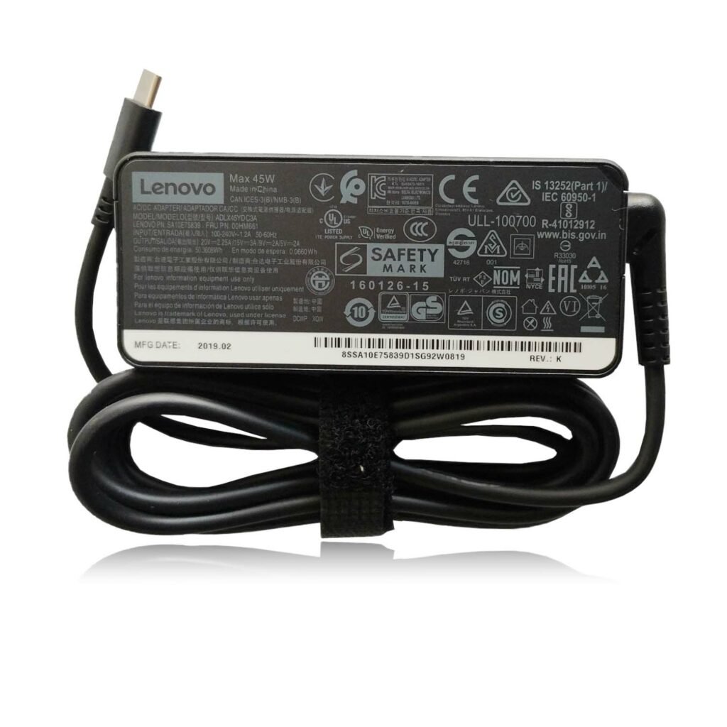 45W-Lenovo-Original-Laptop-Adapter-1024x1024-2.jpg Lenovo in USB Type-C 45 watt AC Adapter - Image 1
