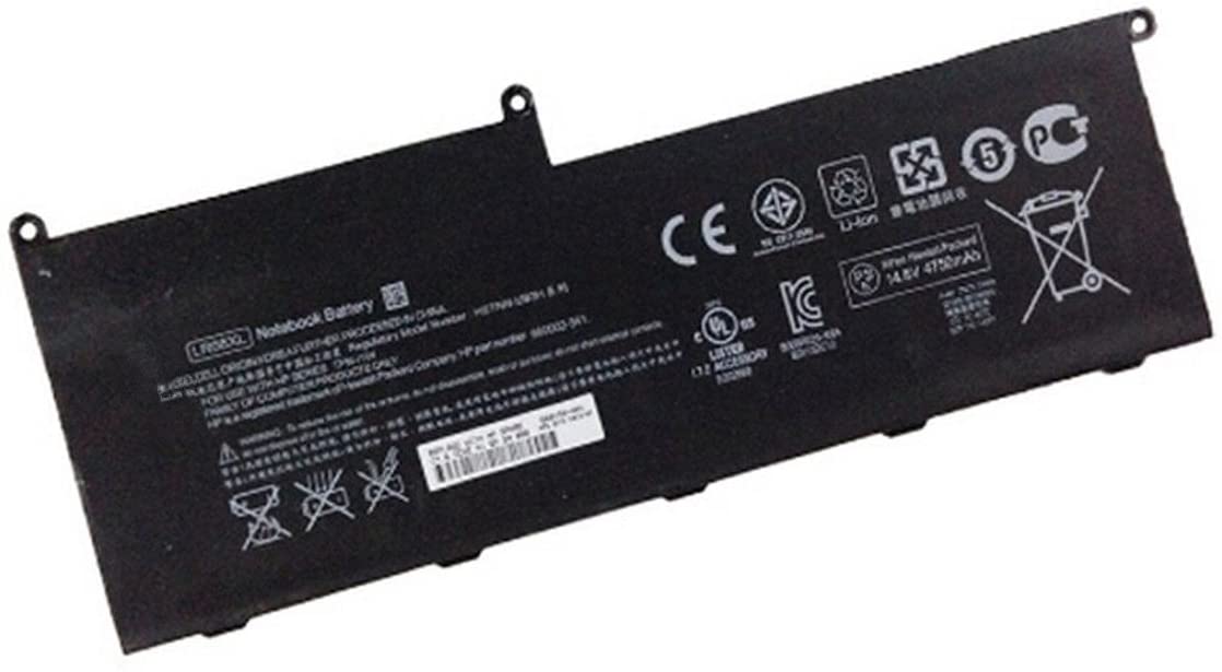 61EJndtT3bL._AC_SL1200_-1.jpg HP original HP LR08XL 15.6HD/C i7-2670QM ENVY 15-3012TX Envy 15-3033CL ENVY15 TPN-I104 HSTNN-UB3H LR08 Netbook 14.8V 72Wh Laptop Battery - Image 1