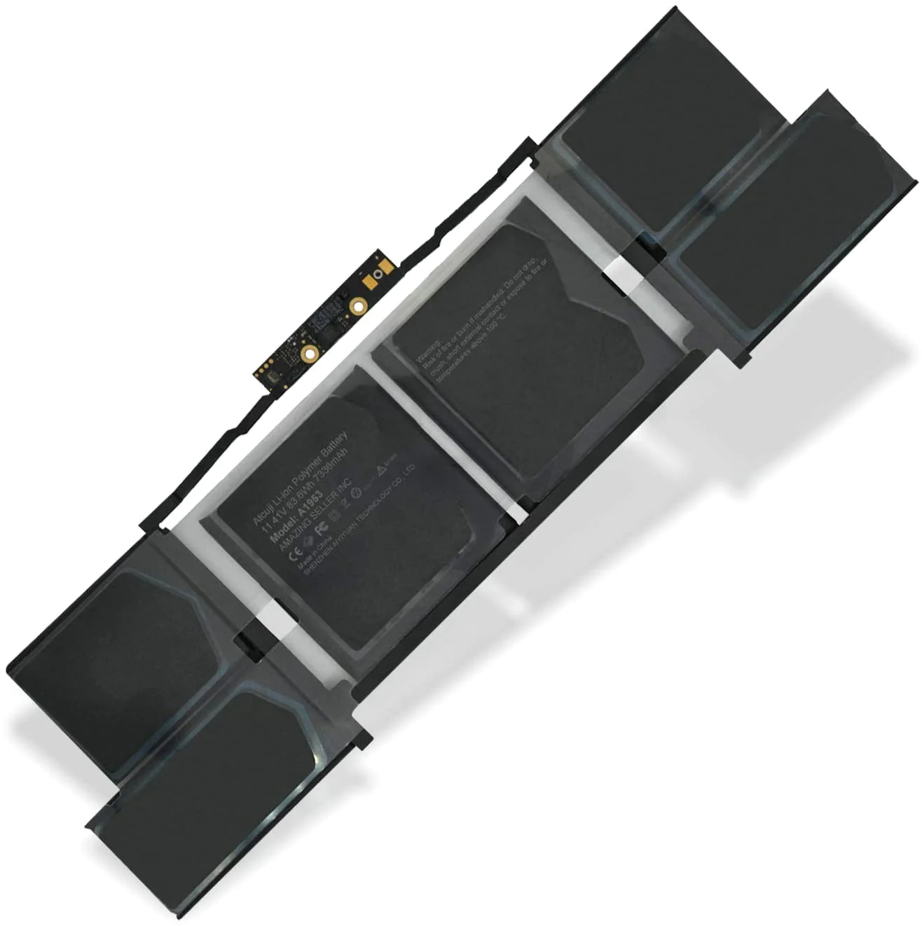 61cx4Ug1AZL._AC_SL1500_2048x2048.webp 83.6Wh A1953 Mid 2018 2019 Apple MacBook Pro 15" A1990 EMC 3215 EMC 3359 BTO/CTO MR932LL/A MR942LL/A Laptop Battery - Image 1