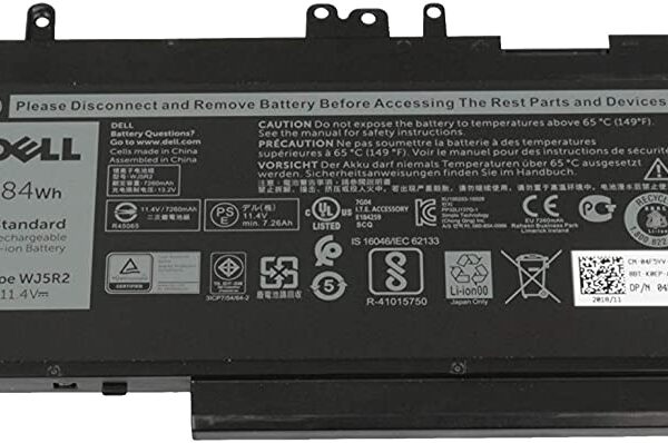 11.4V 84Wh - WJ5R2 Laptop Battery Compatible with Dell Precision 3510 4F5YV Series