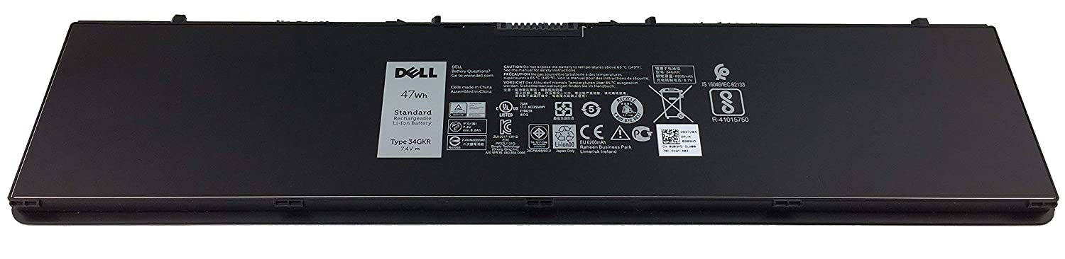 71anLTUJ7KL._SL1500_.jpg Dell Battery 4 Cells 47Wh for Dell Latitude E7440 and E7450 (Type 34GKR) - Image 1