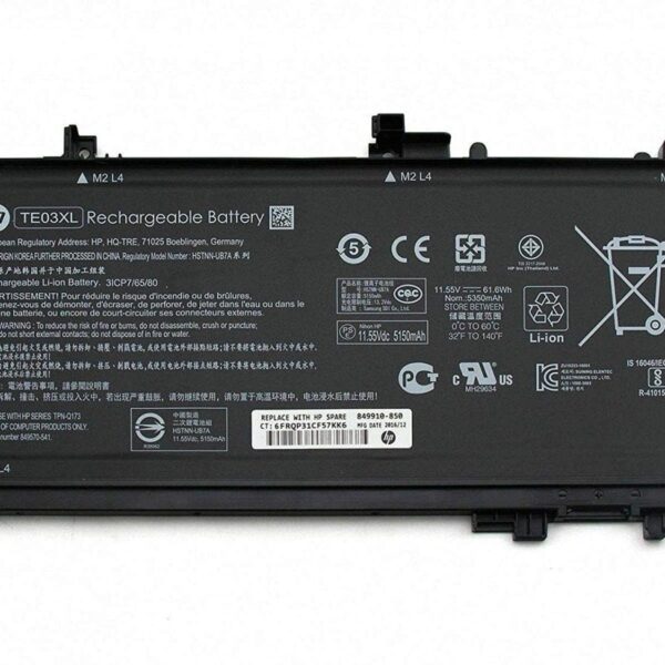 HP TE03XL battery for Pavilion 15-BC000 OMEN 15-AX000 Series Notebook
