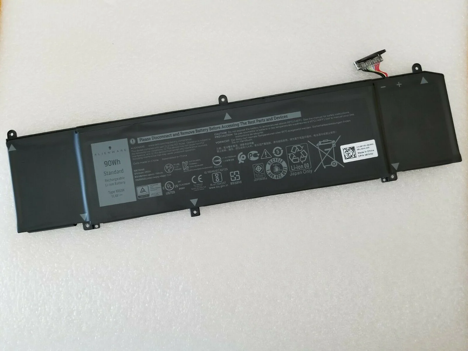 90WH_2048x2048.webp Dell - laptop battery for Alienware XRGXX 06YV0V 1F22N M15 M17 Series - Image 1