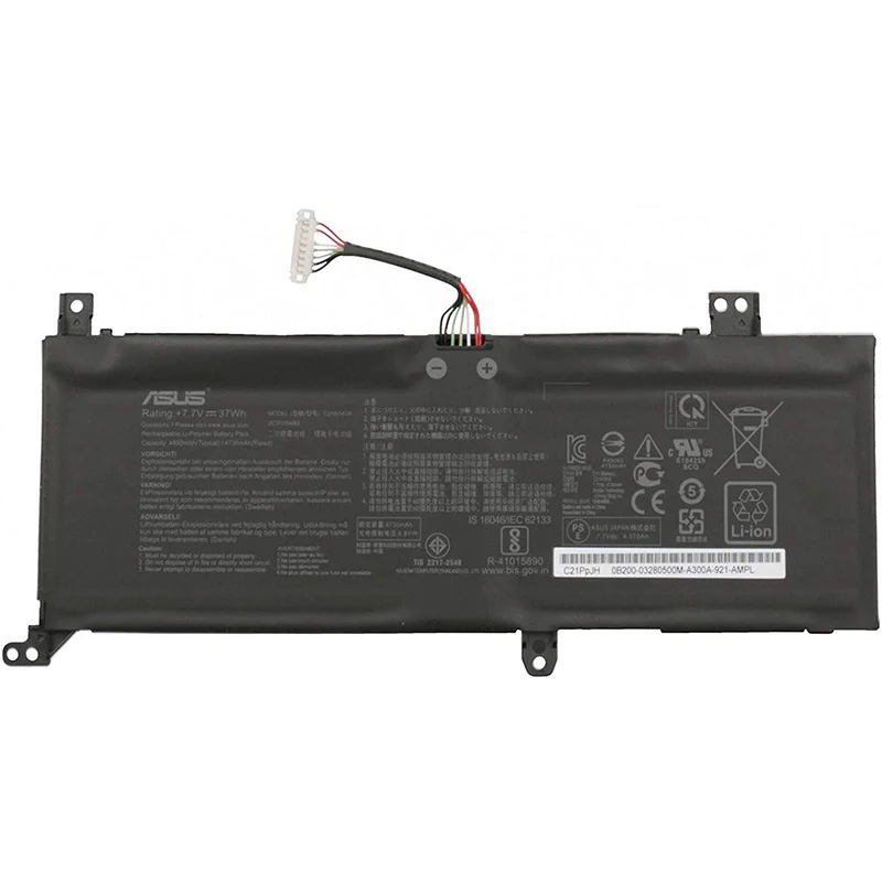 Asus-C21N1818-37Wh_2048x2048.webp C21N1818-2 Original Asus Battery 7.7V 37WH X412F for Vivobook 15 F515JA-AH31 - Image 1