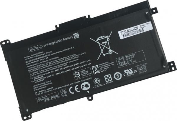 BK03XL-1-600x411-1.jpg Battery for HP BK03XL (41.7Wh, 3 cells) Pavilion X360 14-BA series, X360 14m-BA - Image 1