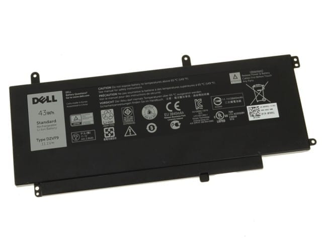 D2VF9a1.jpg Dell - Inspiron 15 (7547) / 15 (7548) Vostro 5459 43Wh 3-cell Laptop Battery - Image 1
