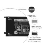4GVGH 1P6KD Battery for Dell Precision 5510 XPS 15 9550 series 11.4v 84wh laptop - Image 3