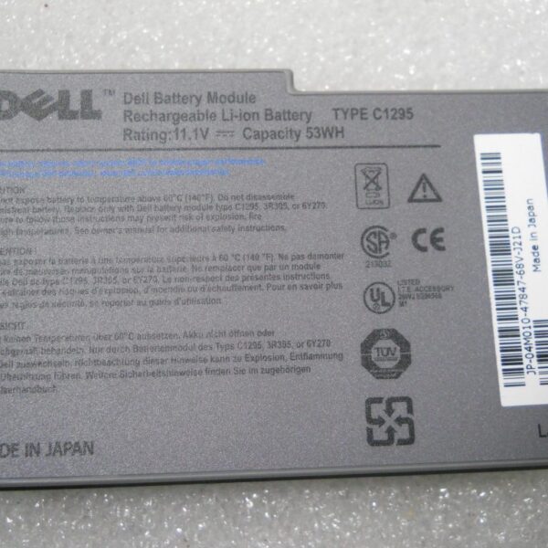 Original Dell latitude D610 Precision M20 Latitude D530 6Y270 Latitude 600M C1295 M9014 Laptop battery
