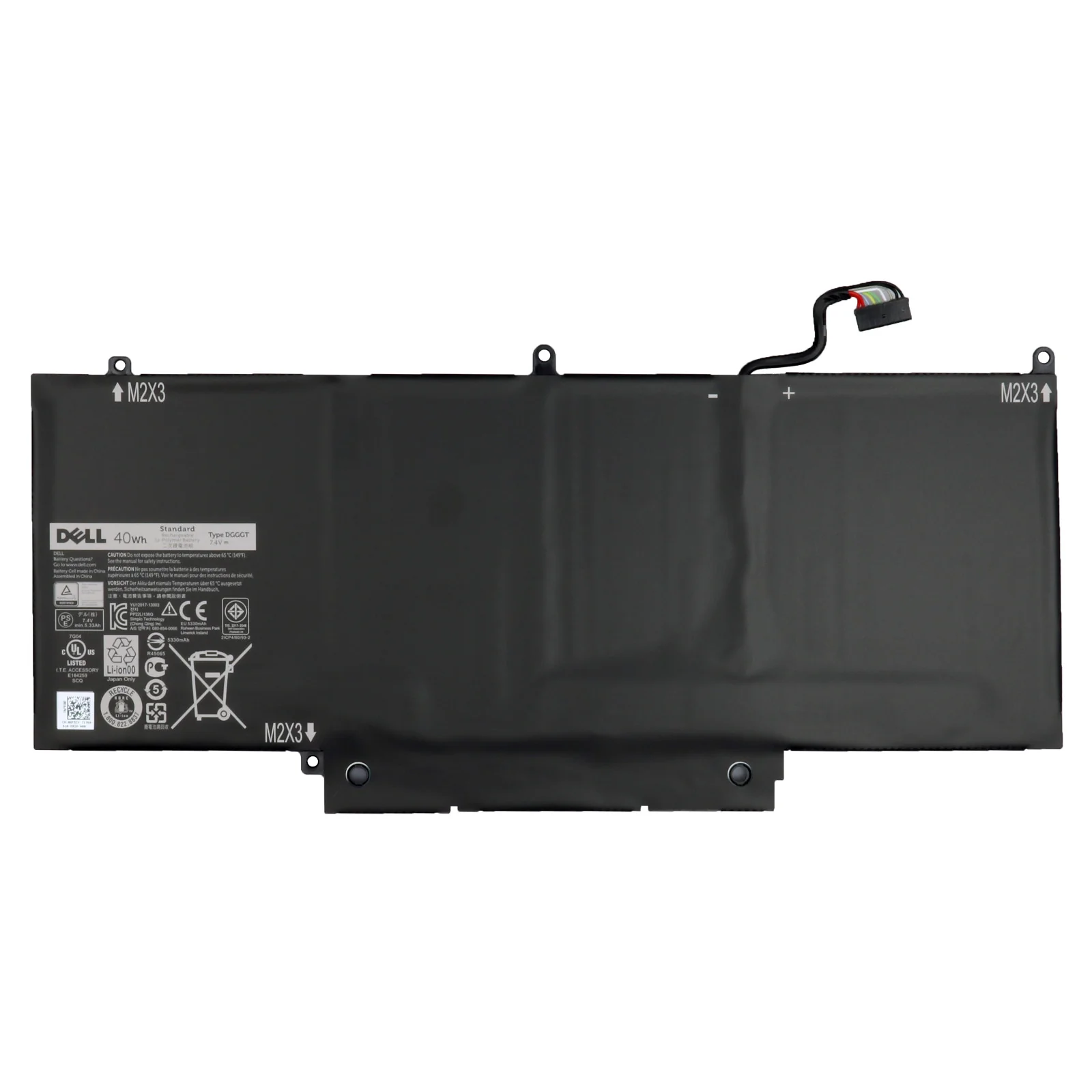 Dell-40Wh-Akku-4-Zellen-Type-DGGGT-74V_2048x2048.webp DGGGT GF5CV Laptop Battery compatible with DELL XPS 11 XPS11D XPS11R XPS11D-1308T XPS11D-1508T XPS11R-1508T - Image 1