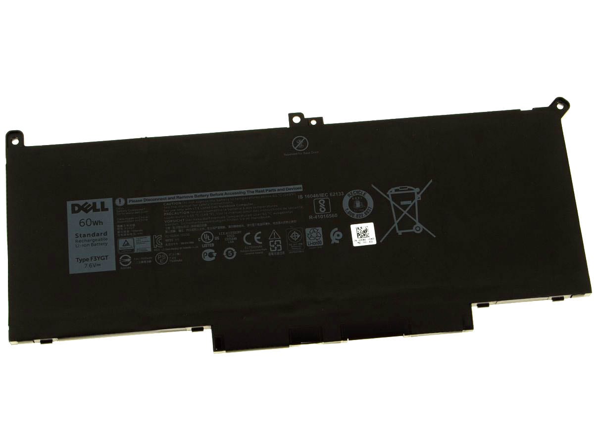 F3YGTa1.jpg Dell Original F3YGT Laptop Battery for Dell Latitude 12 7000 7280 7290 13 7380 7390 P29S002 Latitude 14 7480 7490-- MPN: F3YGT 1 Year Dell Warranty - Image 1