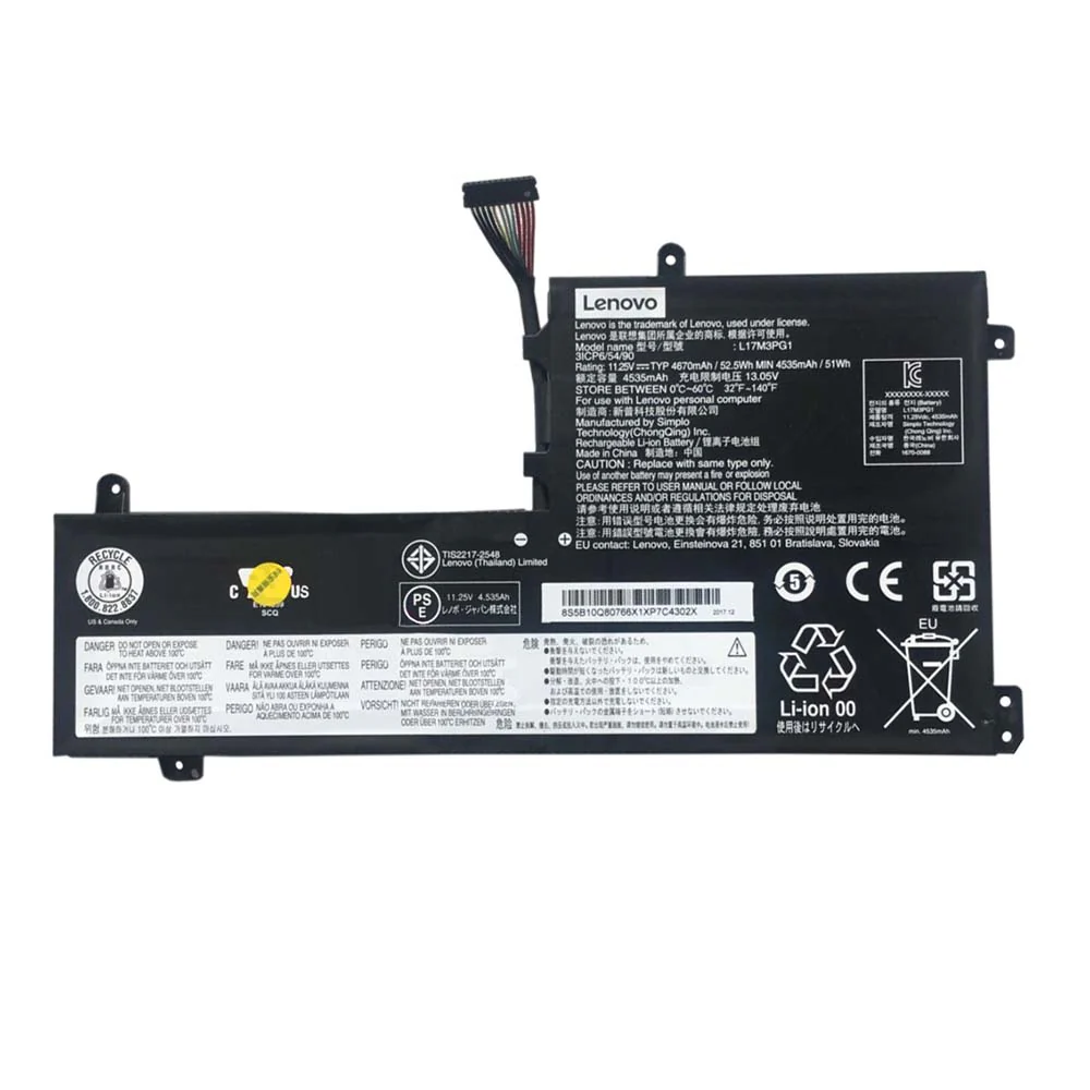 L17L3PG1-1.webp L17L3PG1 Genuine Battery Lenovo Legion Y530 Y530-15ICH Y540 Y7000 Y7000P L17M3PG1 L17C3PG1 - Image 1