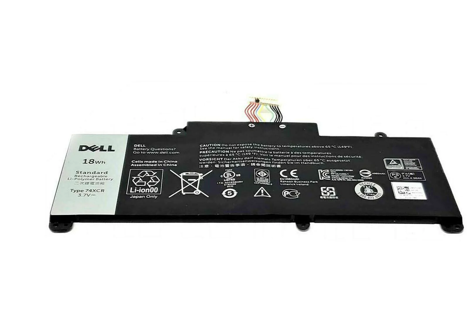 NEW-Dell-Venue-8-Pro-Battery-37V-18Wh_2048x2048.webp Dell 74XCR Portable Slim Tablet Li-polymer Battery compatible with Dell Venue 8 Pro 5830 T01D Windows VXGP6 X1M2Y - Image 1