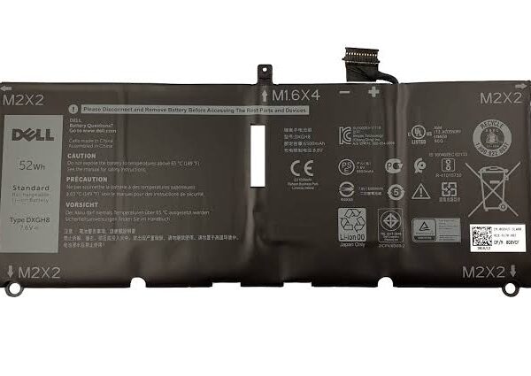 DXGH8 Dell OEM - XPS 13 (9370 9380) Latitude 3301 4-Cell 52Wh Battery