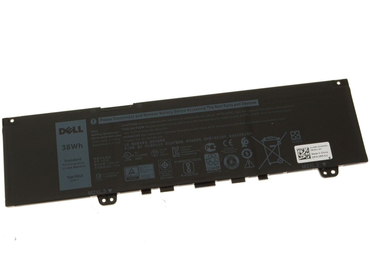 RPJC3a1.jpg F62G0 Dell OEM - battery for Inspiron 13 7370 7373 7386 5370 Vostro 5370 38Wh - Image 1