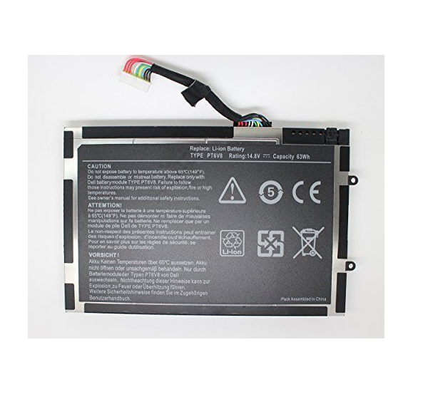 Laptop Battery 8P6X6 P06T PT6V8 T7YJR compatible with Dell Alienware M11x M14x R1 R2 R3 08P6X6 M14x R3