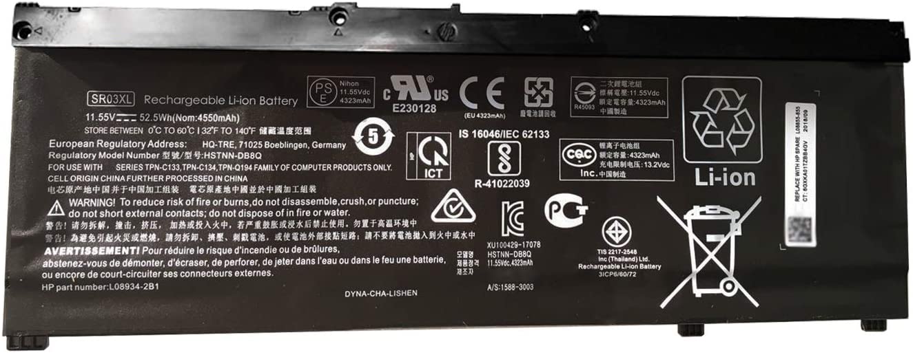 SR03XL-Battery-for-Hp-Pavilion-15-cx0000-HSTNN-DB8Q-L08934-2B1-SR03052XL-HSTNN-DB8Q.jpg SR03XL Battery for Hp Pavilion 15-cx0000 HSTNN-DB8Q L08934-2B1 SR03052XL HSTNN-DB8Q - Image 1