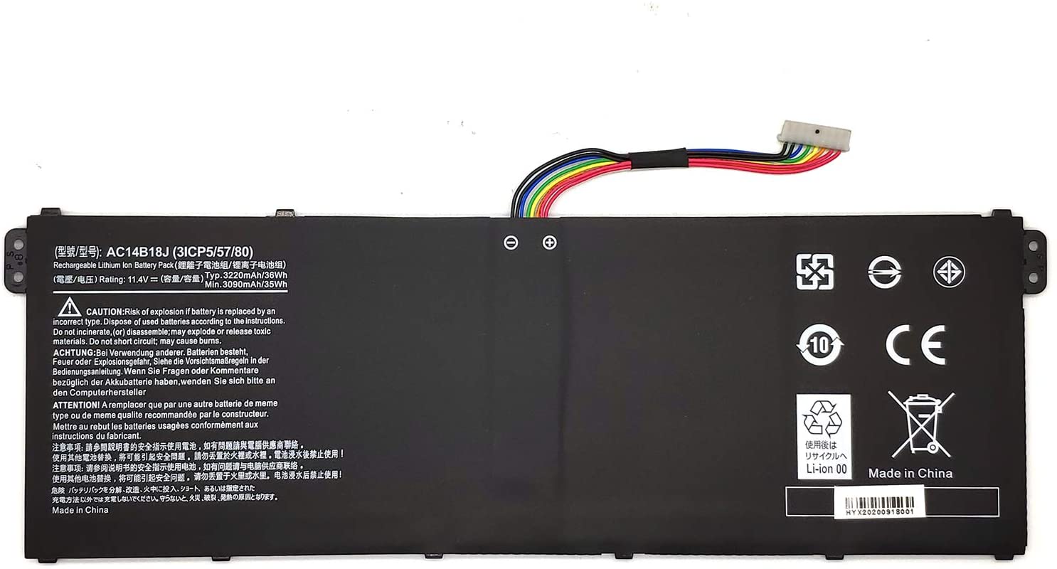 acer-AC14B18J-battery.jpg AC14B18J battery for Acer Aspire E3-111 E3-112 E3-112M ES1-511 ES1-512 V3-111 V3-111P V5-122 V5-122P V5-132P - Image 1