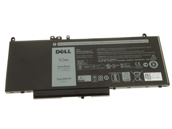 dell-6MT4T-600x450-1.jpg New - battery for Dell OEM Latitude E5270 E5470 E5570 / Precision 3510 4-cell 62Wh - Laptop Battery – 6MT4T-- MPN: 6MT4T - Image 1