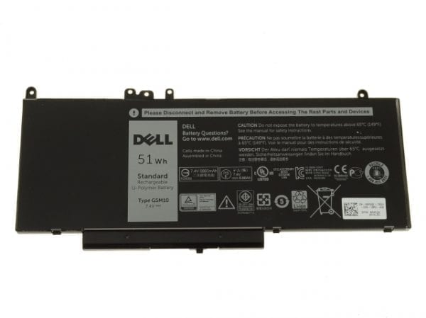 dell-latitude-e5450-battery-600x449-1.jpg Dell Latitude E5250 E5450 E5550 E5570 4-cell 51Wh - Laptop Battery G5M10 7.4V 51WH - Image 1