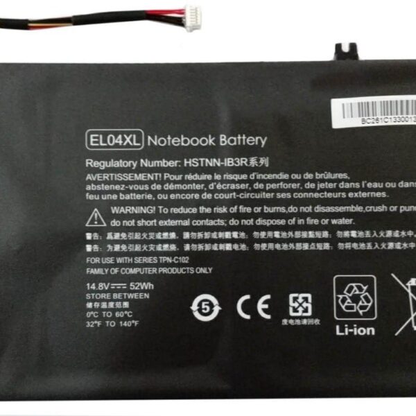 14.8V 52wh New HP original EL04XL Laptop Battery for HP Envy TouchSmart 4 akku EL04XL 681879-541 HSTNN-UB3R HSTNN-IB3R