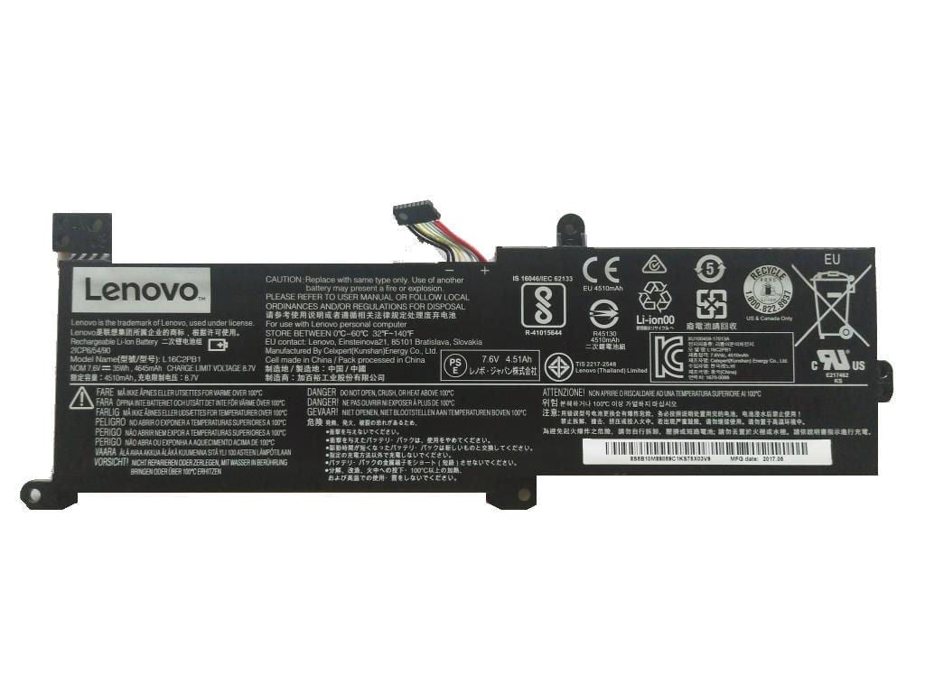 ideapad-320-battery.jpg lenovo ideapad 320-15isk battery 320-15IAP 320-15 7.6V 35Wh 2 Cell Battery 5B10M86149 - Image 1