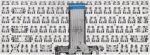 Laptop Keyboard for HP Pavilion X360 14-BA 14T-BA 14M-BA 14M-BA013DX 14M-BA015DX 14M-BA114DX 14-BW 14-CC 240 G6 245 G6 246 G6 Silver US Layout Laptop Keyboard - Image 3