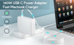 Type C 140W Laptop Charger Adapter for Mac/Book Pro 16, 15, 14, 13 Inch, Mac/Book Air 13 Inch, iPad Pro 2024/2023/2022/2011/2020,M1 M2 M3 - Image 2