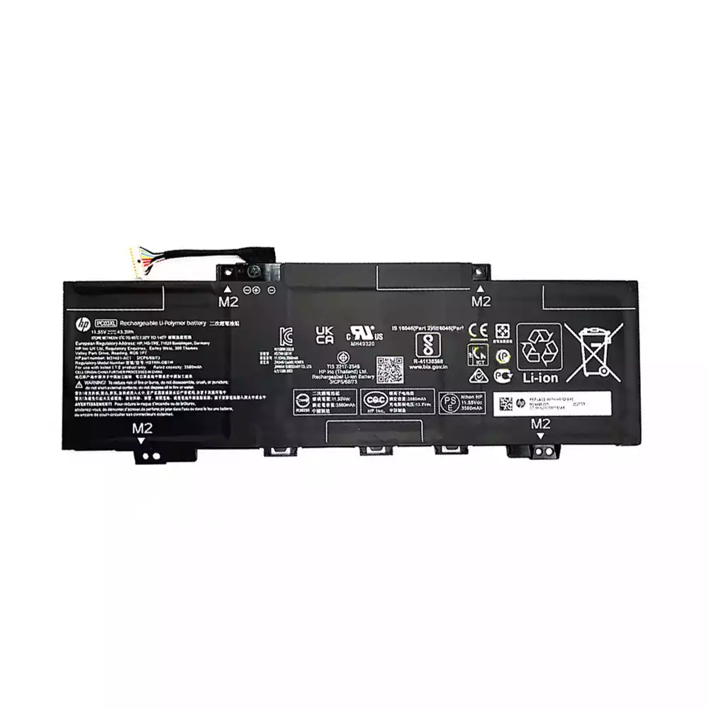 SL12084-1.webp PC03XL Laptop Battery for HP Pavilion x360 14 Convertible PC 14-DW 14-DY 14-DH 14-BA 14-CD 15-ER series 14-DY0016NA 14-DH1937ND HSTNN-OB1W M24421-271 M24421-AC1 M24648-005 TPN-DB0E 11.55V 43.3Wh - Image 1