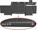 APPLE A1502 MacBook Pro Core i5 2.4 13 Late 2013 Retina - A1582 Original OEM Laptop Notebook Battery - Image 3