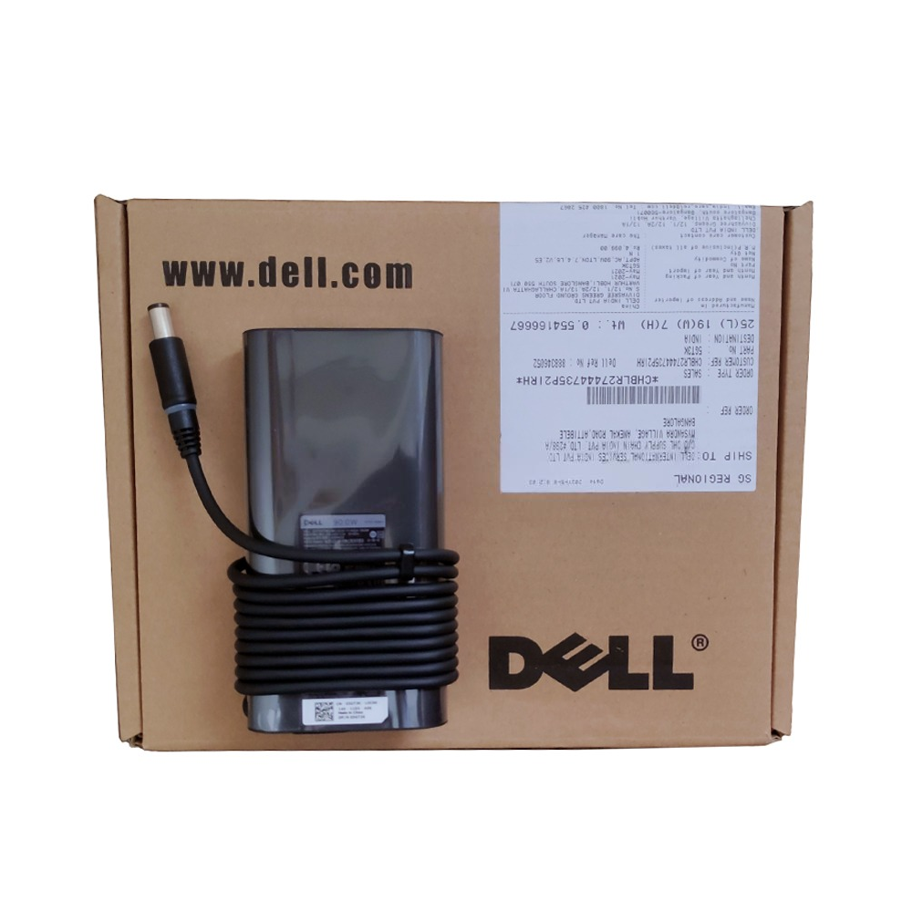 Dell-Original-90W-Adapter-Charger-for-Inspiron Dell 90W 19.5V Charger Power Adapter Supply Cord for Latitude E6400 E6410 E6420 E6430 E6440 E5430 E5440 E5450 E5530 E5540 E5550 E6500 E6510 E6520 - Image 1